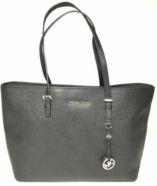 jet set leather tote