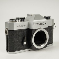 Yashica TL-Electro 35mm SLR Film Camera Body - PARTS/NOT WORKING