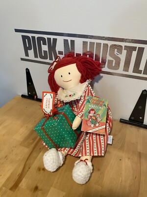 Eden CHRISTMAS MORNING 18'' MADELINE & Genevieve Puppy Gift Present Holiday Doll
