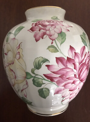 Hervorragende italienische Mid Century Francesco Guarino Kunsthandwerk Vase mit Pfingstrose Design