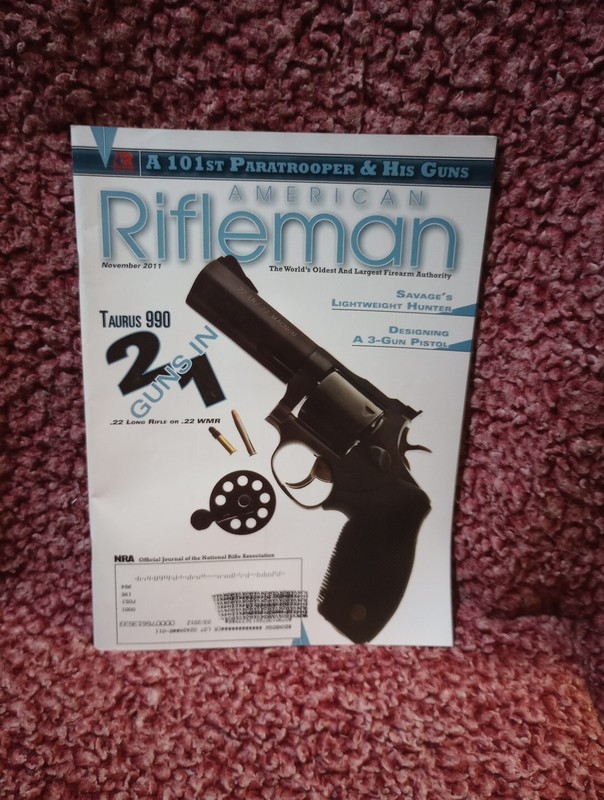 AMERICAN RIFLEMAN MAGAZINE COPY NOVEMBER 2011