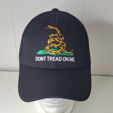 2nd Amendment Don't Tread on Me Snake We the People Embroidered Baseball Cap Hat