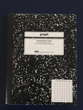 Office Depot Graph Ruled Composition Book 100 Sheets (9.75 X 7.25 Inch) Flawed