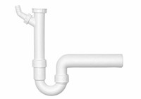 1,5 Zoll RöHrengeruchsverschluss - 2 Mit Abgangsrohr Ø 50 Mm / Siphon / Geruc...