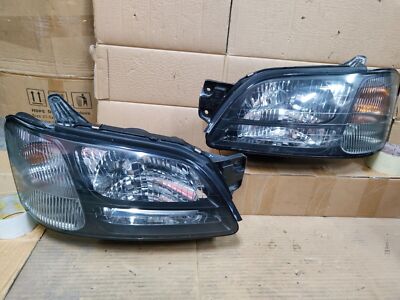 JDM Subaru Liberty B4 BE5 Legacy BH5 BH9 SCHWARZ OEM HID ZENKI Scheinwerfer L...
