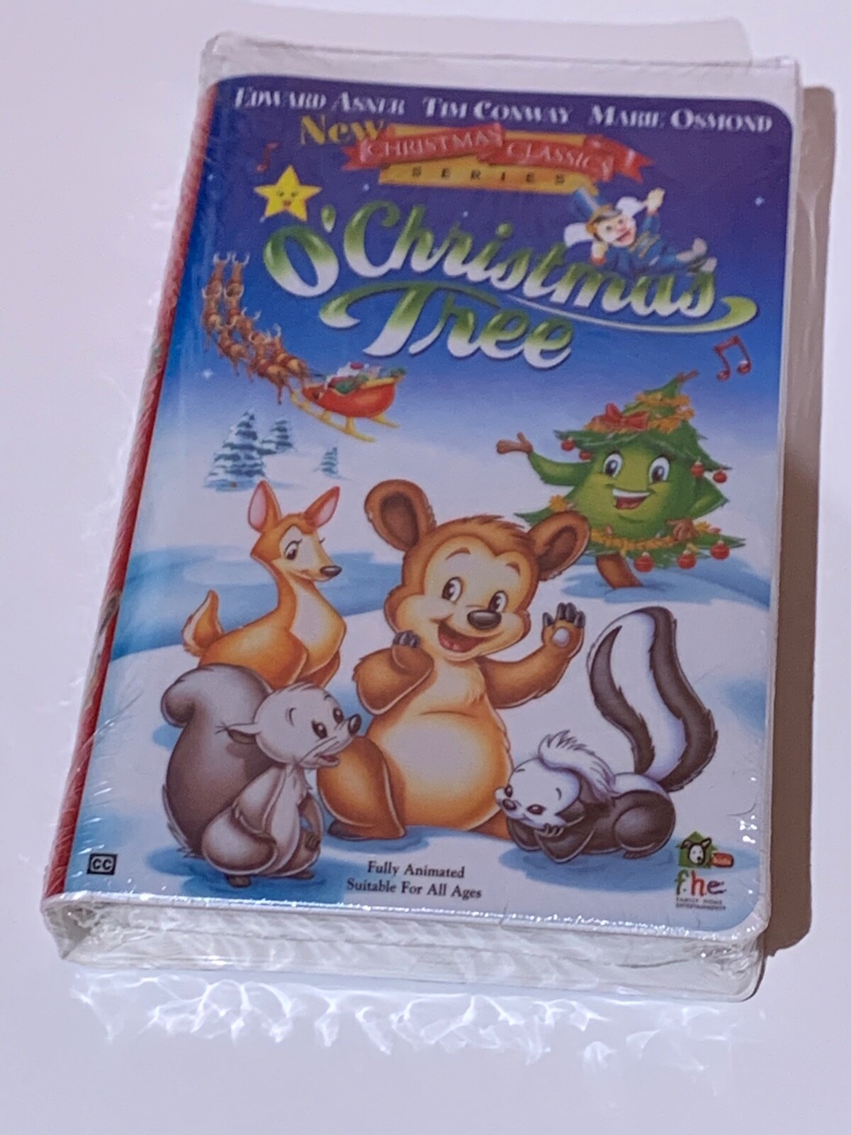 O Christmas Tree VHS NIB 1999 Marie Osmond Edward Asner Tim Conway