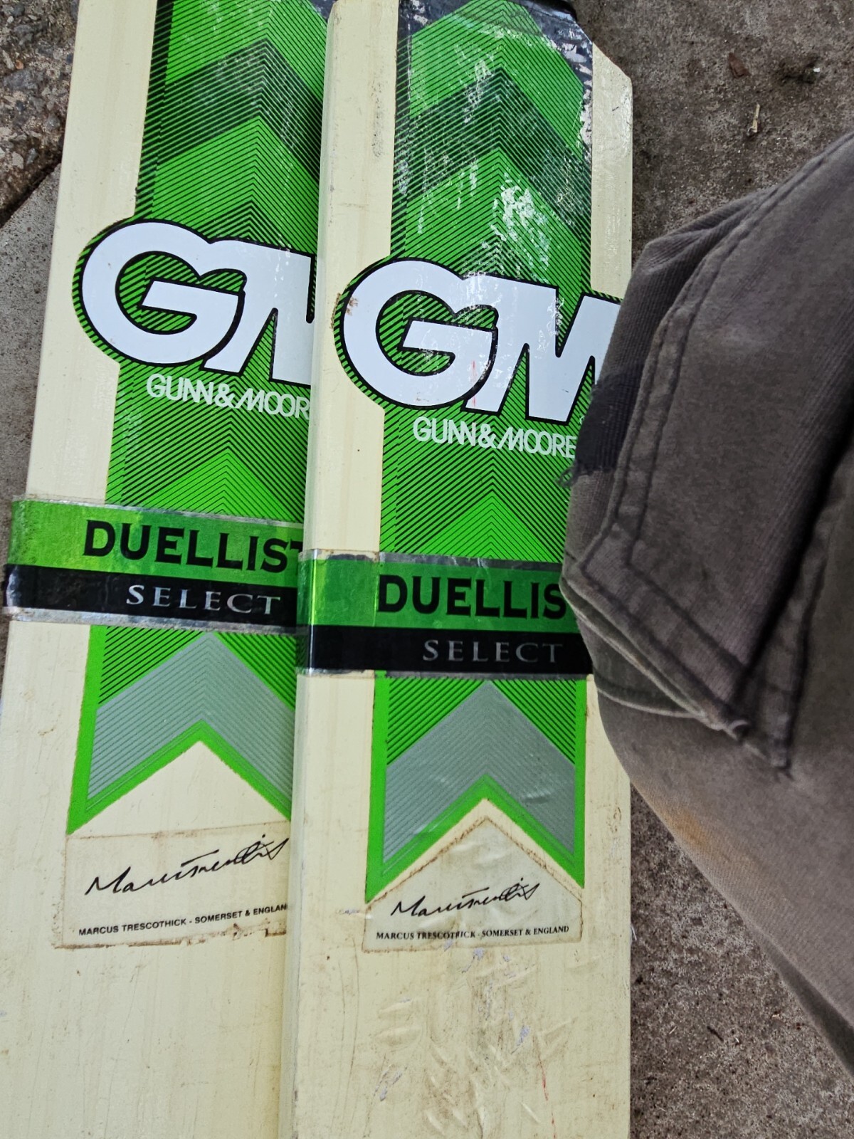 GM Gunn & Moore Marcus Trescothick Duellist cricket bat X2 Youth Adult eBay