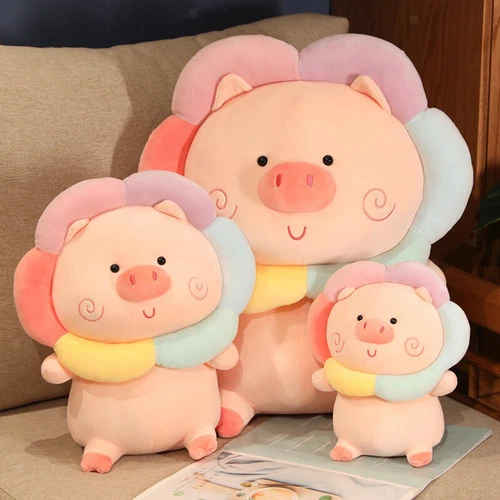 Pig Doll Stuffed Soft Plush Pillow Christmas Decoration for Children's Toys - Picture 2 of 21