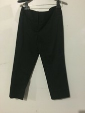 Classiques Entier Size 2 Black Cotton Blend Pant Women Formal Stylish CL 214516