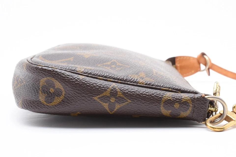 LOUIS VUITTON [ранг A] монограмма Pochette аксессуар мешок сумка сумочка M51980 подлинный - Изображение 4 из 4