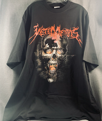 VETEMENTS - Skull Heavy Metal Logo T Shirt - Mens Pour Homme Size 