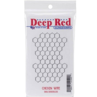 Deep Red Stamps - Vermilion Flycatcher Bird, Rubber Cling Stamp