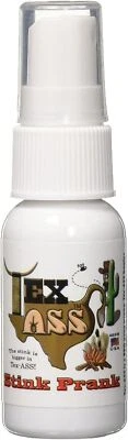 TEX-ASS SPRAY TEX ASS .... makers of Liquid Ass Fart Prank Stink Bomb smokey BBQ - "spray top"