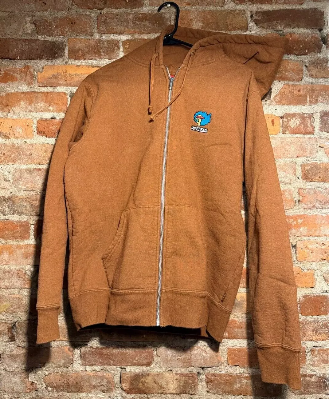 Sweat zippé Supreme Gonz marron (FW17) homme taille M   LIVRAISON RAPIDE