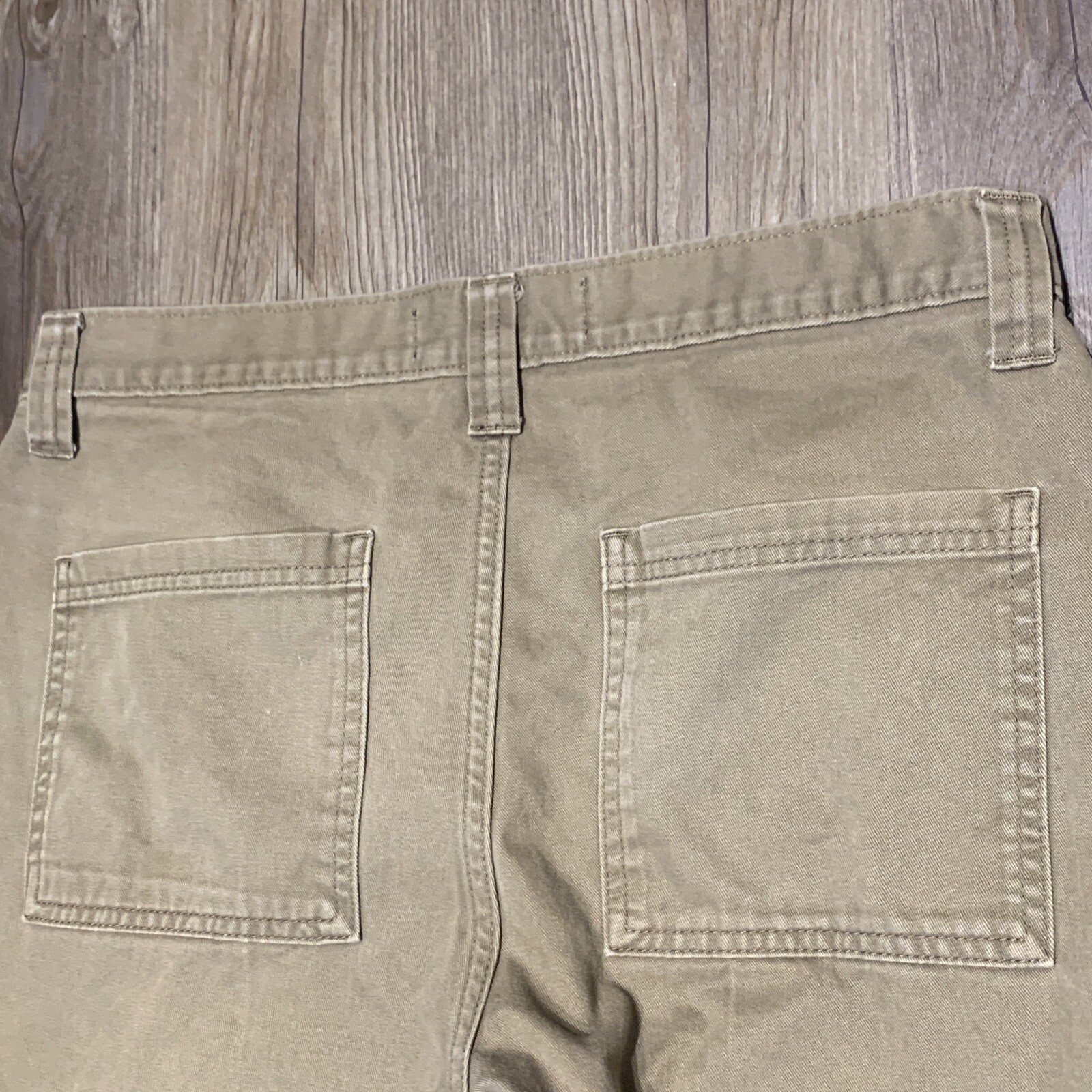 WRANGLER Outdoor Cargo Pants Hiking Fishing 33x32 Dar… Gem