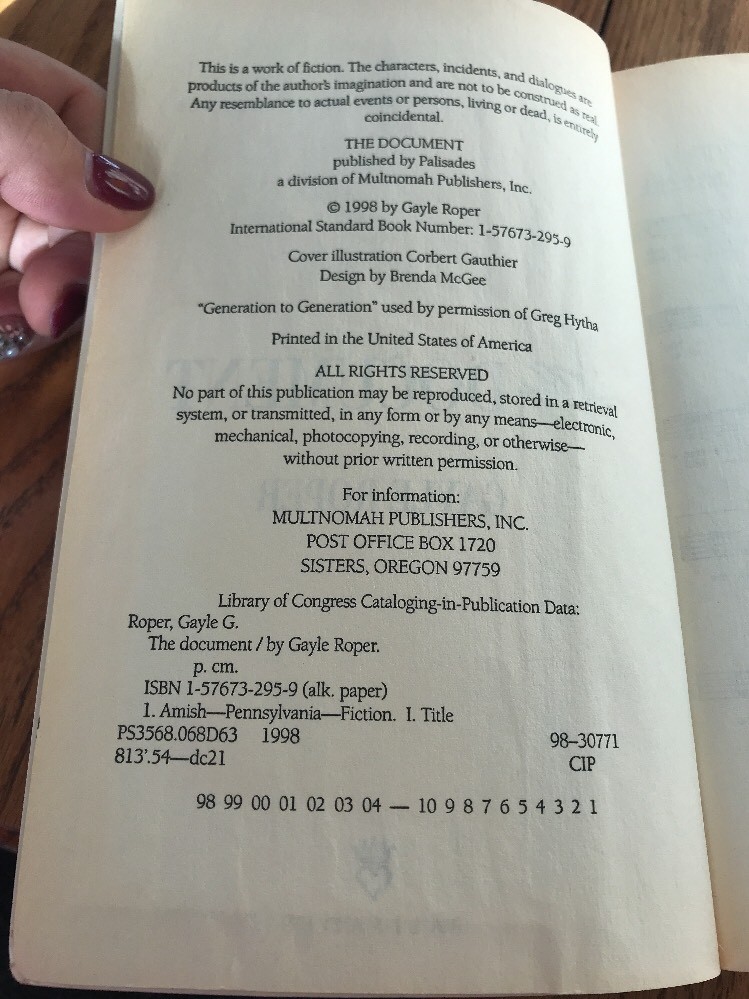 Document by Gayle G. Roper (1998, Trade Paperback) for sale online | eBay