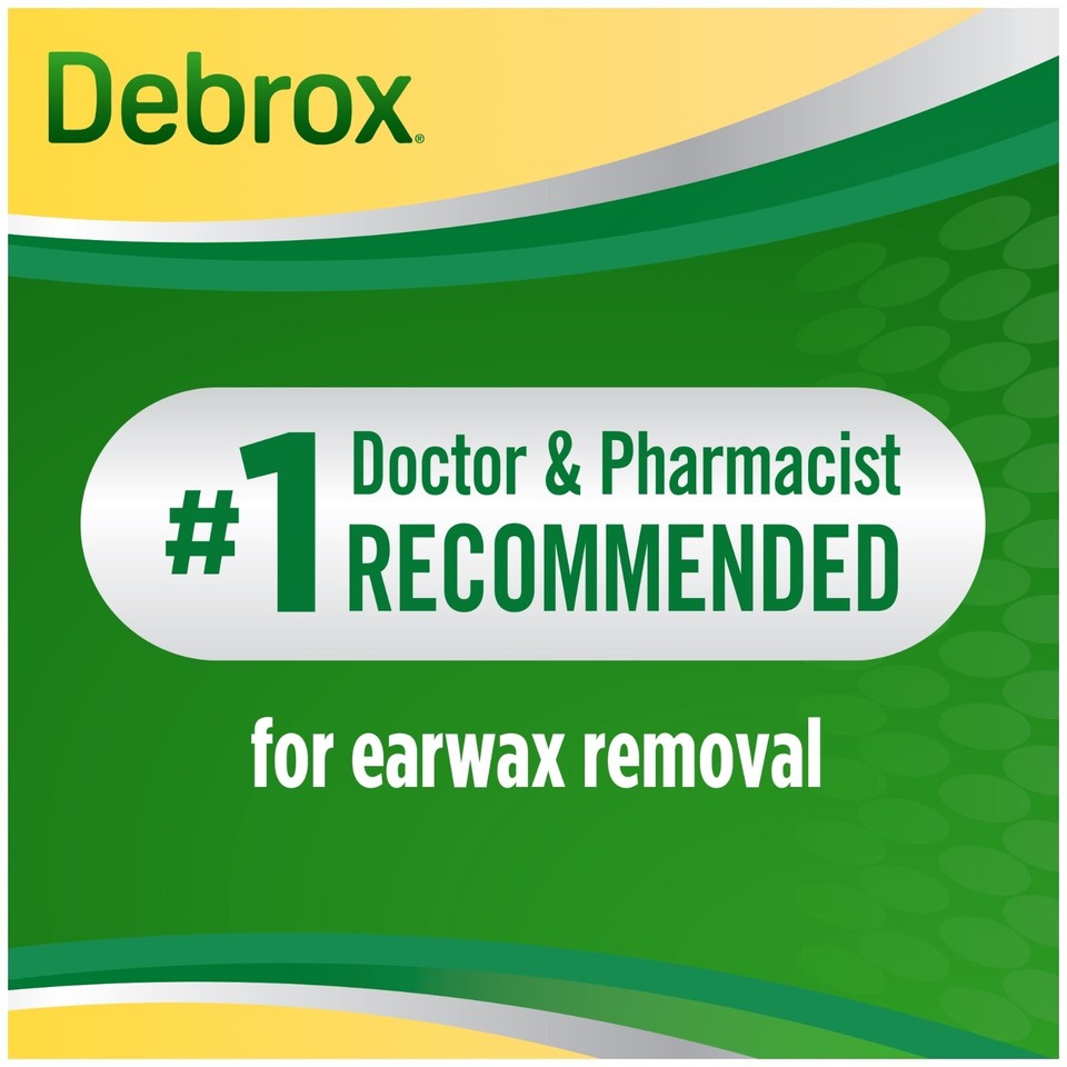 Debrox Ear Wax Removal Drops, Gentle Microfoam Ear Wax Remover, 0.5 fl