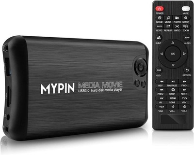 MYPIN Digital Multimedia Player Media Player Box HDMI Video USB SD Card Hard Dri