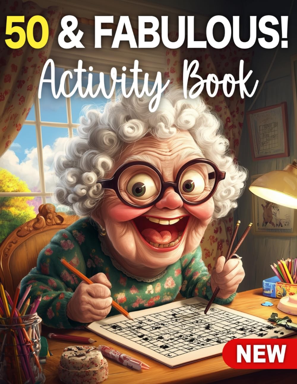 50 & Fabulous- 50th Birthday Gifts for Women Funny: Fun 50th Birthday Activity B