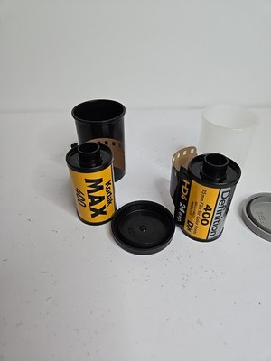 LOT OF 2 ROLLS - Kodak MAX 400 35mm - EXPIRED Film - 24 Exposure No Box
