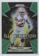2018 Panini Prizm Illumination Green Prizm Ezekiel Elliott #6 03rx