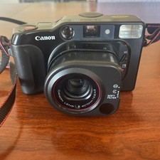 Canon Autoboy Tele QD Sure Shot 35mm Point  Shoot Film Camera Japan