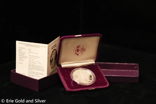 1988 Proof American Silver Eagle – 1 oz Silver Coin in OGP