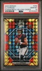 CJ Stroud /80 2023 Panini Mosaic Rookie Fusion Red & Yellow Choice #292 PSA 10