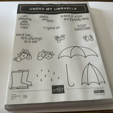 Stampin Up - Card Craft - Zestaw znaczków fotopolimerowych - Pod moim parasolem