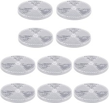 10 Pack Front Reflector Round Reflector for Driveway Fence Gate Posts Trailer...