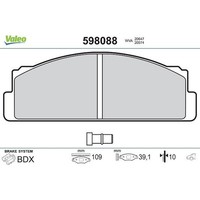 Valeo 598088 Bremsbelagsatz FüR Fiat FSO Seat Autobianchi Talbot Pininfarina