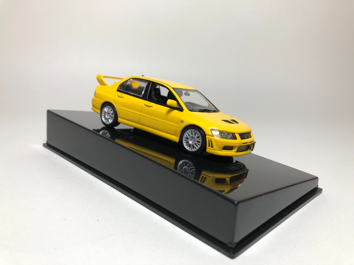 1/43 AUTO art MITSUBISHI LANCER EVO STREET CAR (YELLOW) | eBay