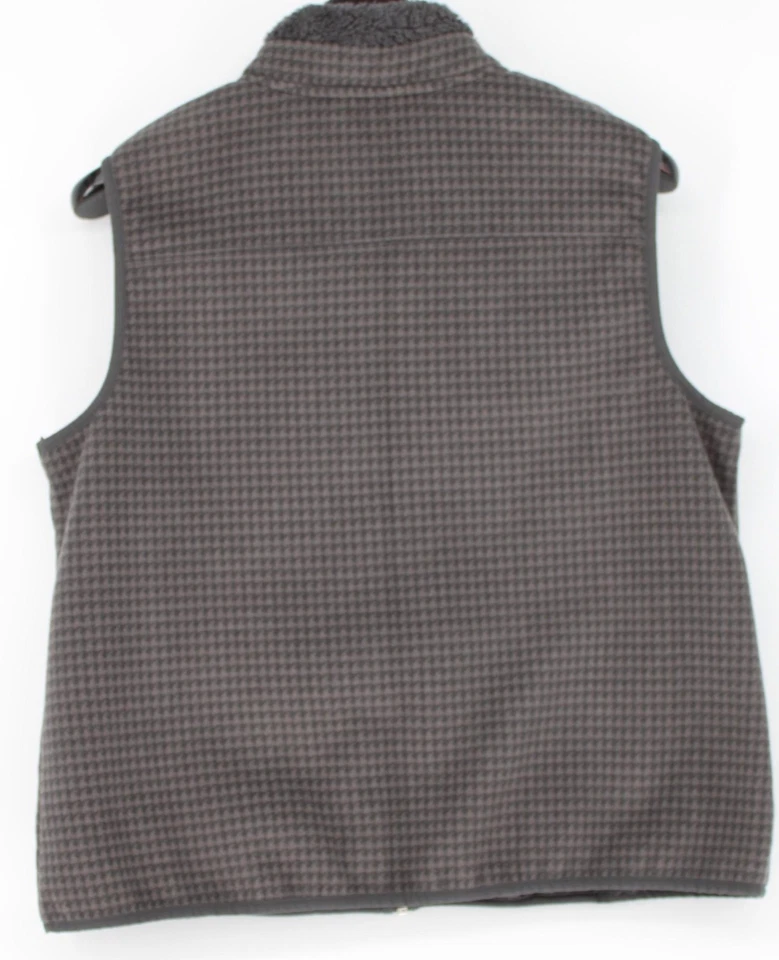 Chaleco Croft&Barrow Mujer XL Gris Polar Forrado Sherpa Bolsillos con Cremallera Pata de Gallo Foto 2 de 4