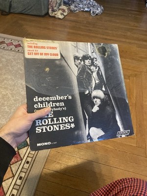 Rolling Stones December's Children Mono Vinyl LP London LL 3451 G+ Hype Sticker