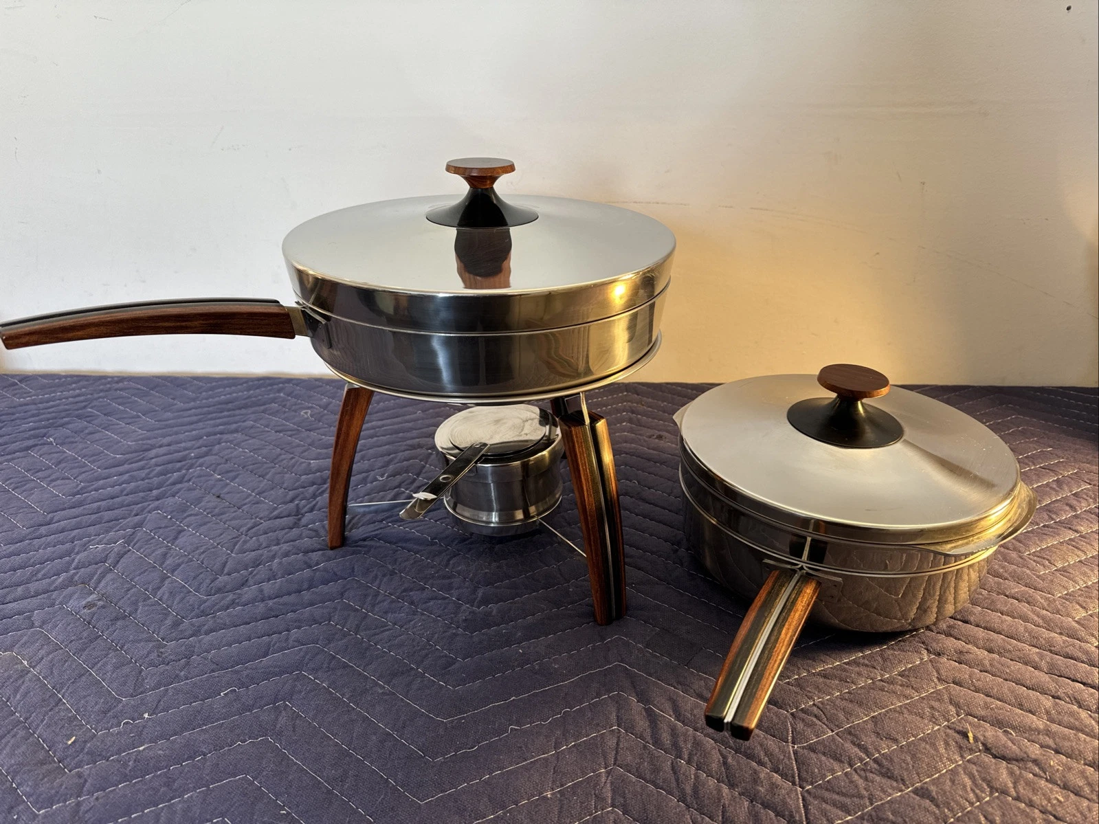 NOS, VINTAGE VOLLRATH GOURMET SET, CIRCA 21, 6-PIECE GOURMET SET, FONDUE
Opens in a new window or ta