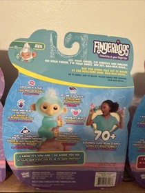 NIP FINGERLINGS MAGIC MOODS INTERACTIVE BABY MONKEY Lot Of 3