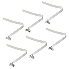 6pcs Kayak Paddle Snaps Hollow Button Single Pin Lock Tube Spring Clips 11x6mm