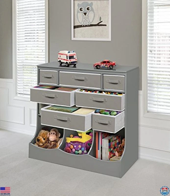 Storage Station with 8 Baskets & 3 Bins - Versatile Organizer for Toys & Crafts - Image 3 of 4