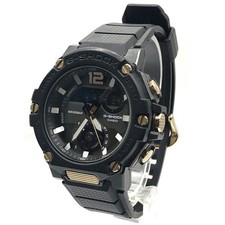 G-Shock G-STEEL Ana-Digi Radio Solar GST-B300 Gold Used 4.9cm Mens Watch