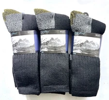 6 Pairs Mens DanPro Wool Blend Heavy Duty Cushioned Mid Calf Thermal Boot Socks