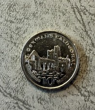 Isle of Man 10 Pence Coin Queen Elizabeth II 2002 - Germans Cathedral Circulated