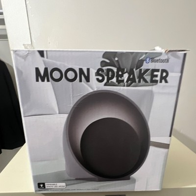 Moon Speaker Bluetooth Table Speaker Black Sphere Model 9179065