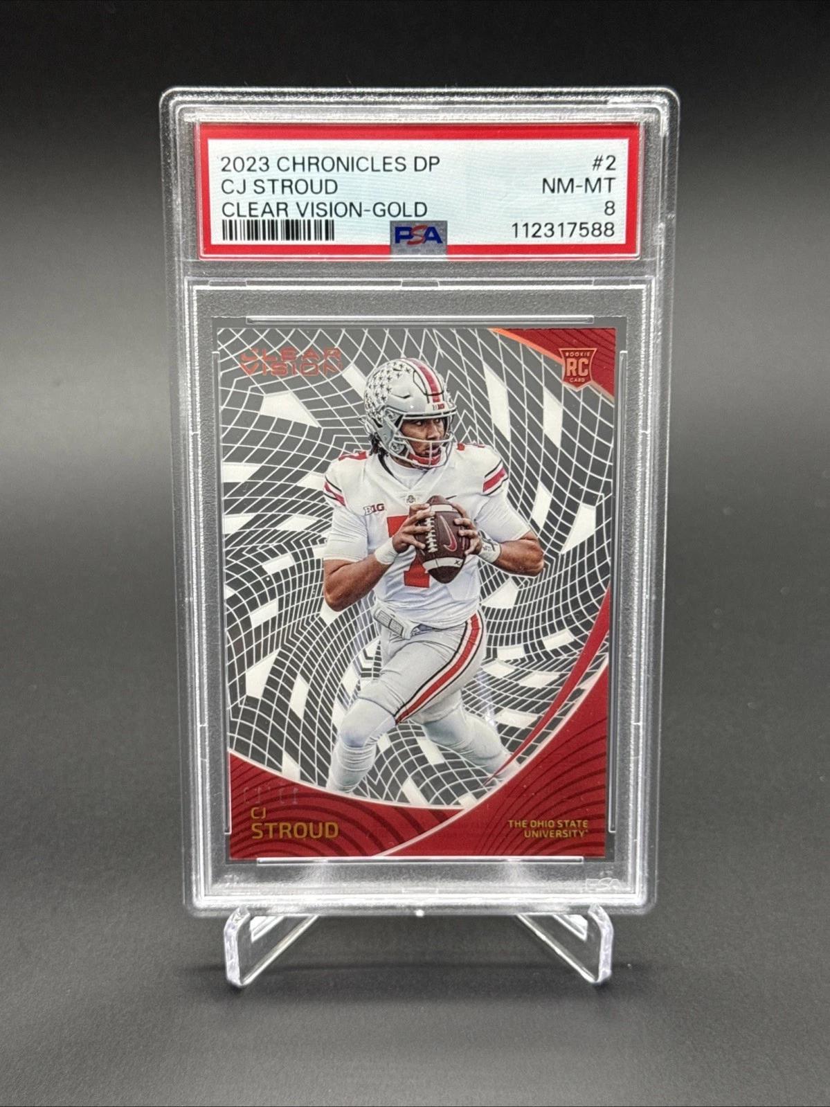 CJ Stroud Panini Chronicles Draft Picks Clear Vision #2 Gold