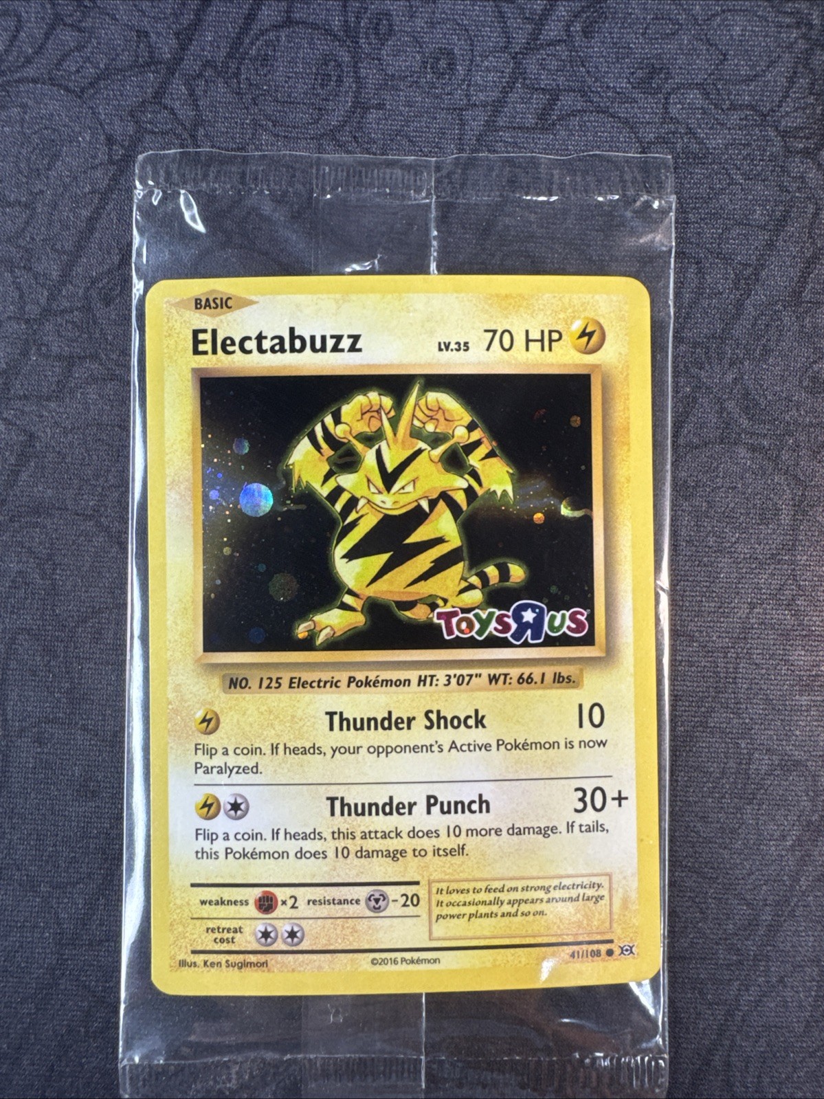 Electabuzz Toys R Us Promo 041/108 Holo Pokemon