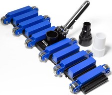 Pool Vacuum Head, 22" Extra Large Commercial Grade, 10 Weighted Plates, 2 X Hose