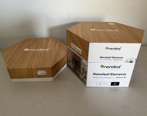 Nanoleaf Elements 7 Pcs Wood Panel Light Brown + 3 Leaf Expansion Pack Free Post