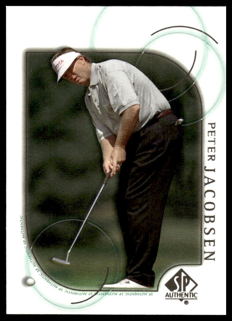2001 SP Authentic #31 Peter Jacobsen Golf NM+