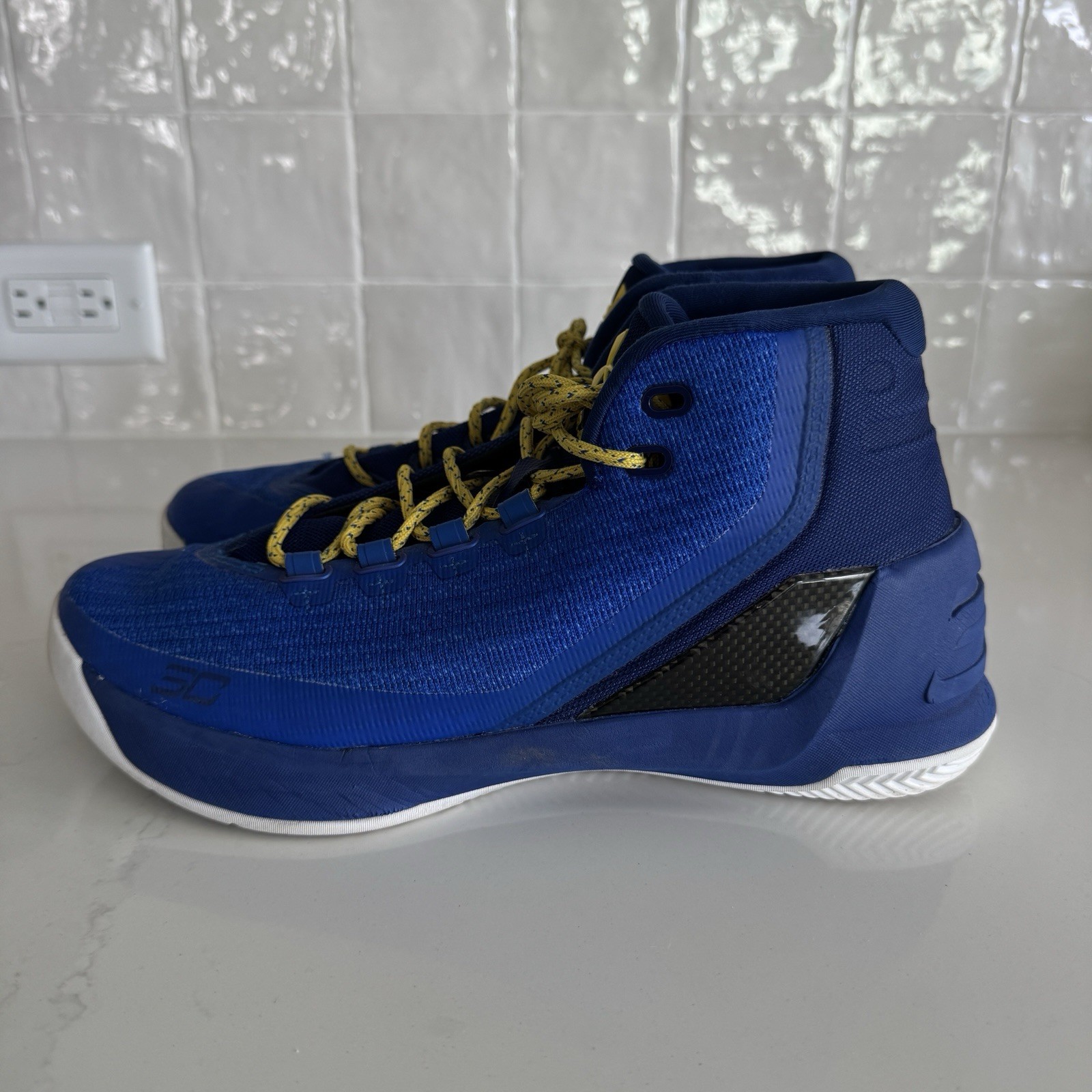 Under Armour Steph Curry 3 Dub Nation Basketball Shoes Men's 8.5 (1269279-400) thumbnail 7
