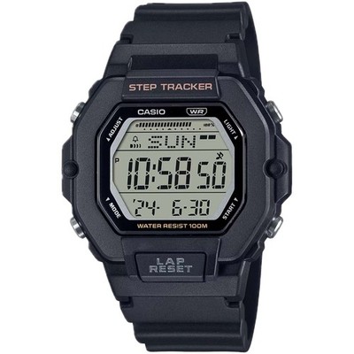 Casio Women's Sport Watch Digital Black Dial Resin Strap LWS-2200H-1AVCF