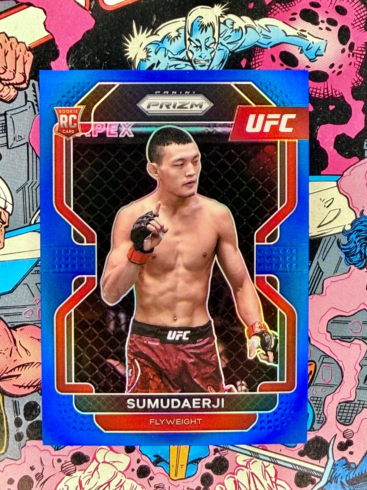 Sumudaerji (RC) Blue Prizm 181/199 - 2022 Panini Prizm UFC #114